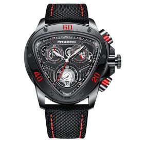 Triangular Snake Head Multi-functional Chronometer (Option: All Black)