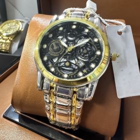 Quartz Fully Automatic Movement Hollow Luminous Waterproof Watch (Option: 6 Style)