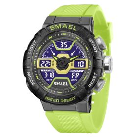 Good-looking Multifunctional Alloy Electronic Watch (Option: Fluorescent Green)
