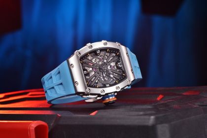 Square Men's Quartz Calendar Watch (Color: Blue)