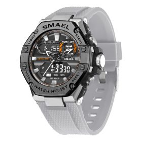 Digital Alloy Electronic Watch Men (Option: Transparent Gray)