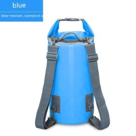 Waterproof Bag PVC Waterproof Bag Swimming Beach Drifting Camouflage Backpack (Option: Sky Blue-10L)