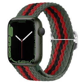 Apple Watch Watchband Adjustable Nylon Braided For Apple Watch7 Strap (Option: Five Blype Black-42\44\45\49mm)