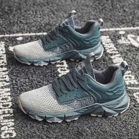 Men's Fashion Breathable Outdoor Mountaineering Sneaker (Option: TD01 Navy Blue-45)