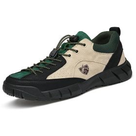 Outdoor Casual Sneaker Mountain Climbing Shoes (Option: Gray Green-44)